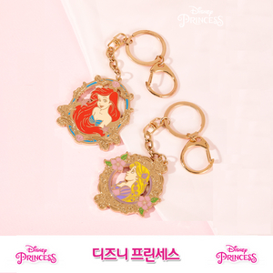 [2종 세트] 디즈니 프린세스 인어공주 에리얼 라푼젤 Disney 프린세스 키홀더 키링 2종 세트