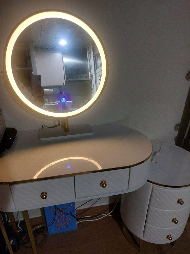 연예인화장대, 의자, 거울--3