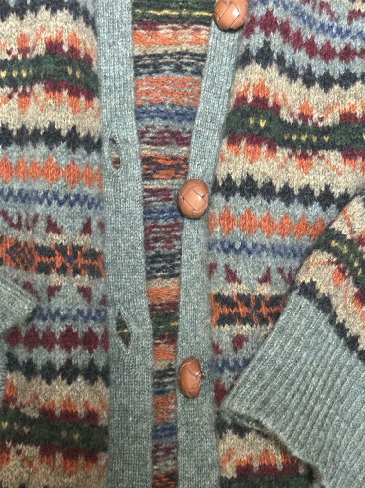 폴로 랄프로렌 페어아일 가디건 니트 M 사이즈--1