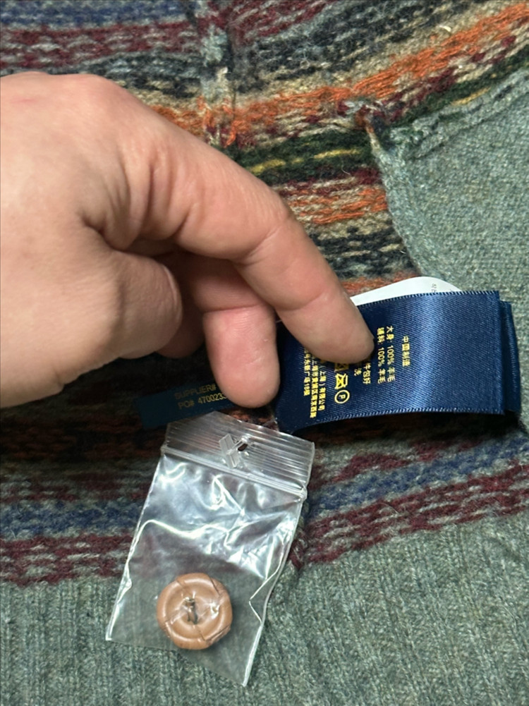 폴로 랄프로렌 페어아일 가디건 니트 M 사이즈--4