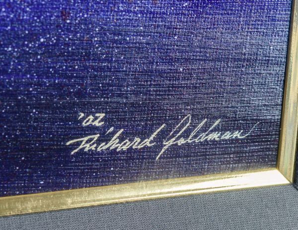 리챠드 골드만 유화 별이 빛나는 밤바다 그림액자--2