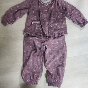 MANUA 아기 잠옷 상하의 세트