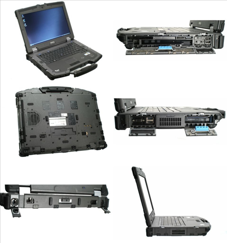 DELL LATITUDE E6400 XFR 터프북 러기드 노트북 게탁 아웃도어 캠핑 밀리터리 델 라티튜드 이미지