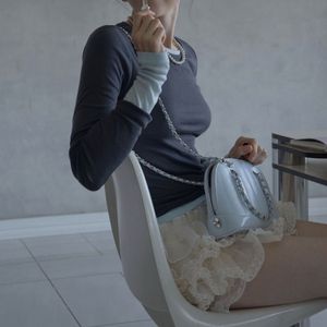 카디널레드 러블백 베이비블루