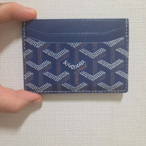 고야드 스페셜컬러 블루 카드지갑
