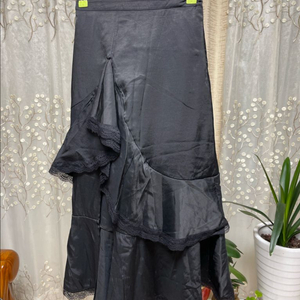 블랙 레이스 란제리 슬립 원피스