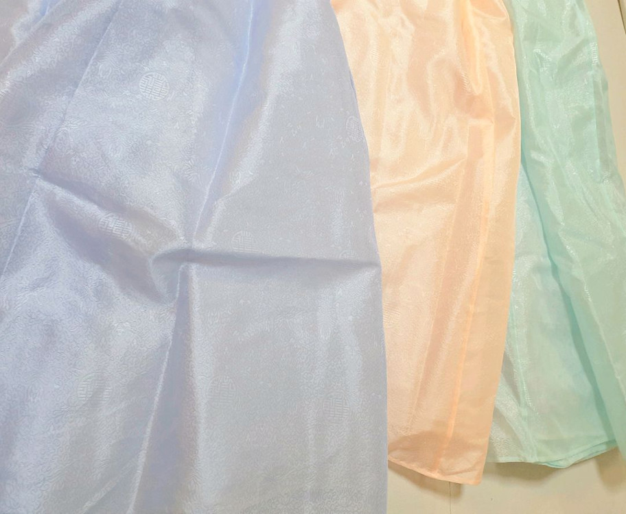 (문희즘)고품격 조끼형 한복치마+ 여아민소매한복치마--4