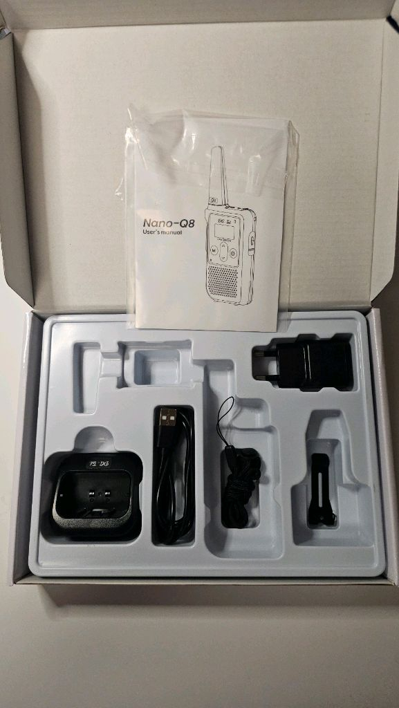 DGTOK 나노Q8 디지털 무전기 2세트 이미지