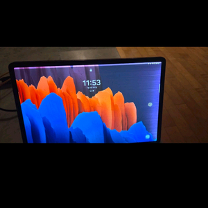 갤럭시탭 s7 플러스 256g lte 액정파손/이상