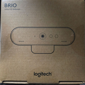 로지텍 브리오 4K 웹캠 + 헤드셋 새제품팝니다