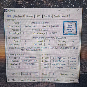 i5 9400F CPU rtx 2080 이미지