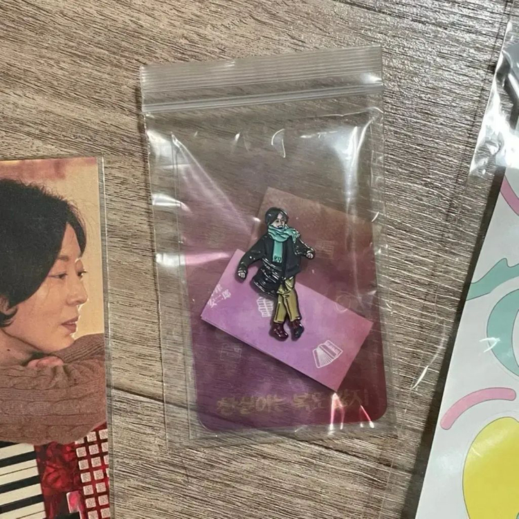 찬실이는 복도 많지 뱃지 장국영 뱃지 딴짓 A3 포스터 스티커세트 전단지--2