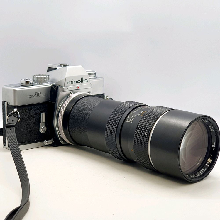 * 미놀타 수동 SLR 마운트용 망원줌렌즈(Made in Japan)--0
