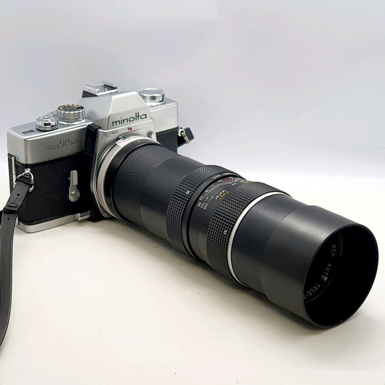 * 미놀타 수동 SLR 마운트용 망원줌렌즈(Made in Japan)--1