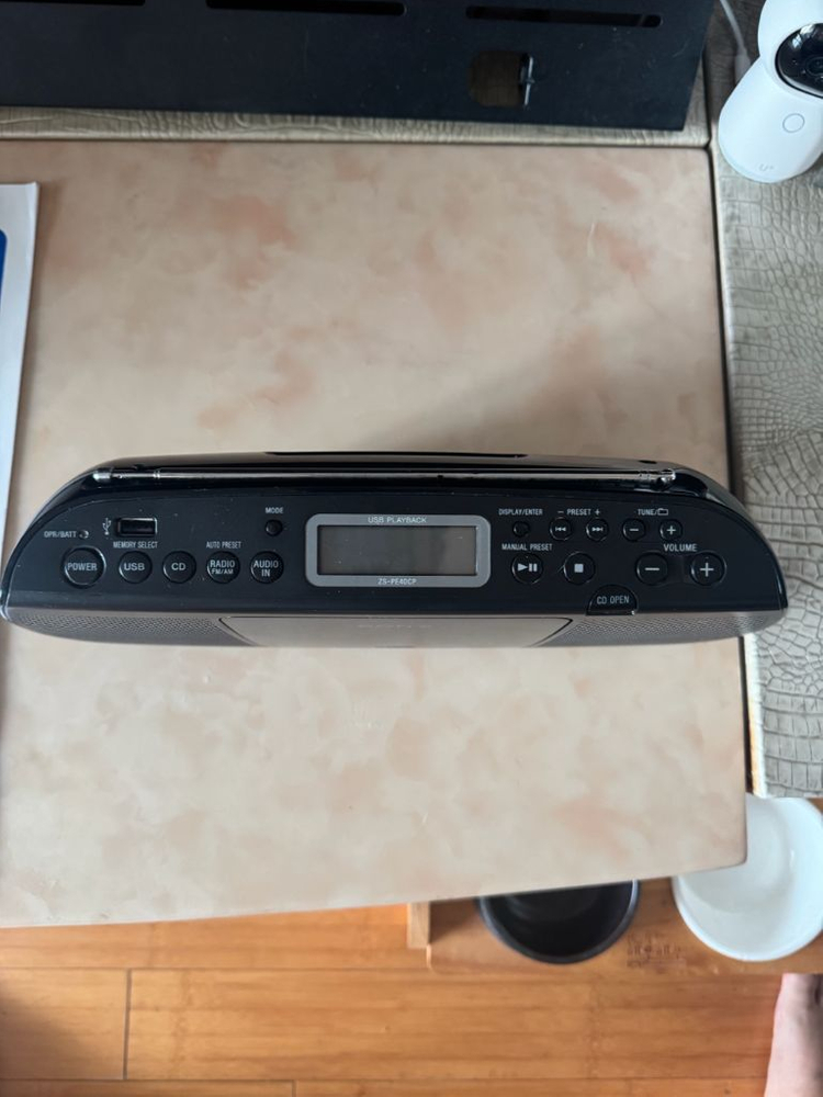 소니CD라디오플레이MP3 USB 이미지