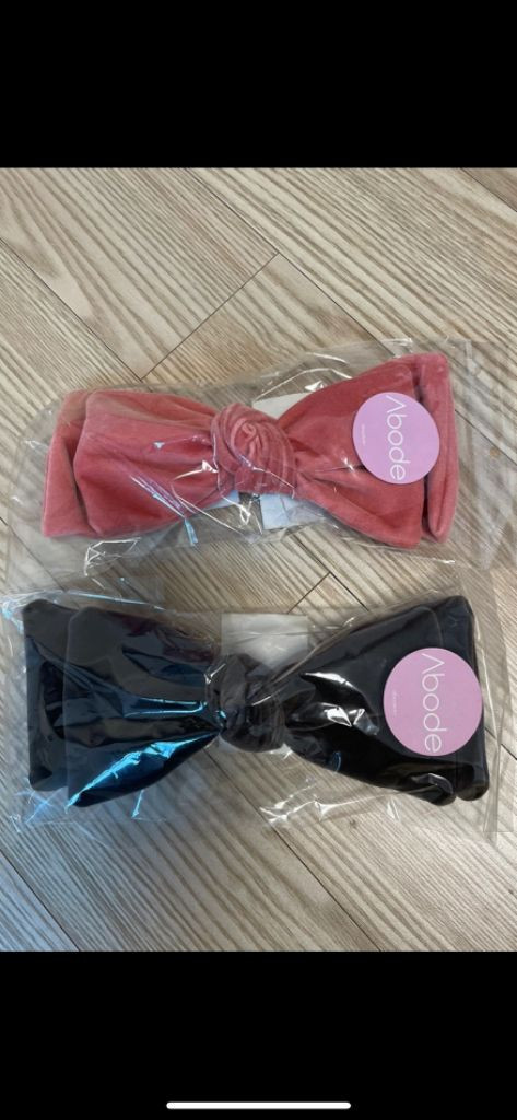 헤어핀(아보드) 벨벳리본핀--4