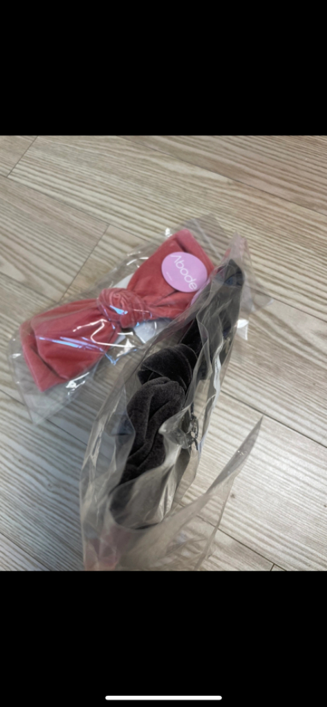 헤어핀(아보드) 벨벳리본핀--6