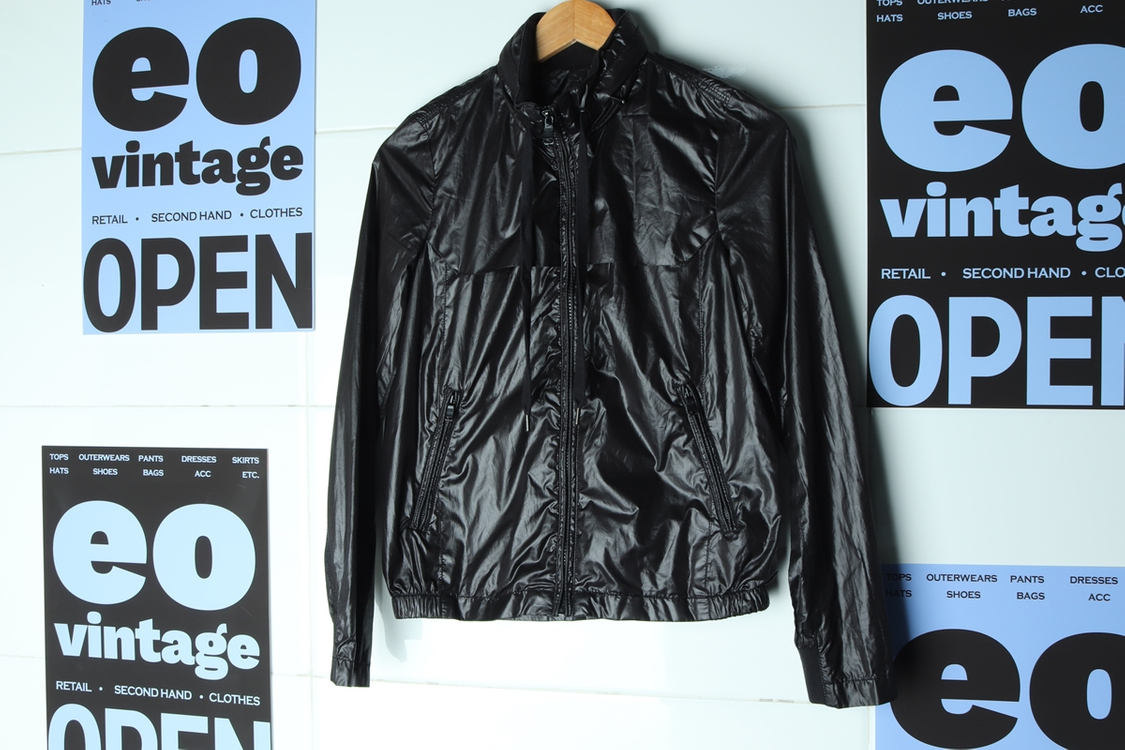 W(S) 코데즈 컴바인 집업 바람막이 점퍼자켓 크롭--1