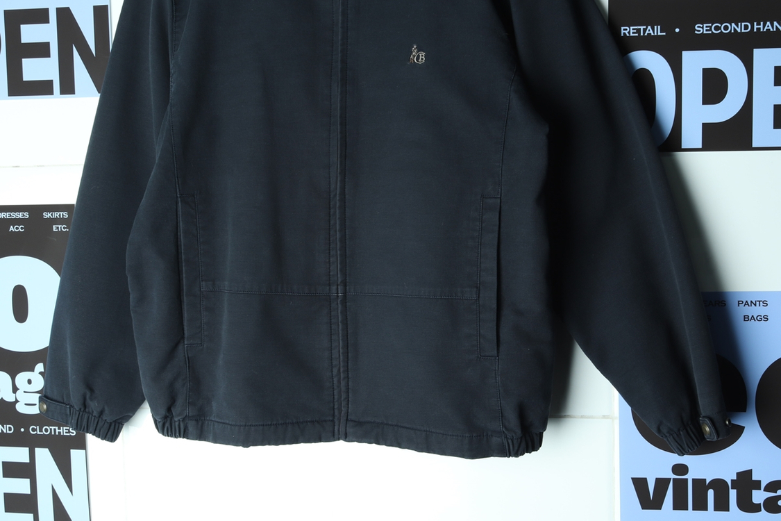 (M-L) 까르뜨블랑슈 집업 바람막이 점퍼자켓 90s--3