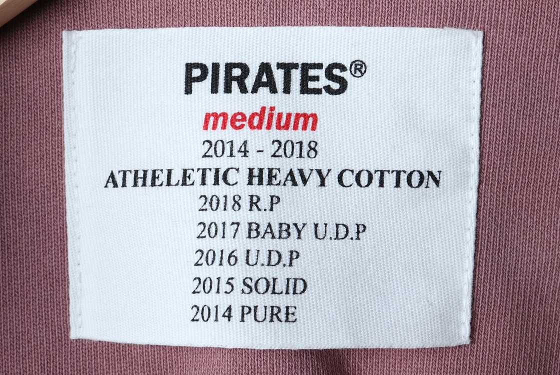 (M-L) 로맨틱 파이어리츠 맨투맨 티셔츠 무지 핑크--4