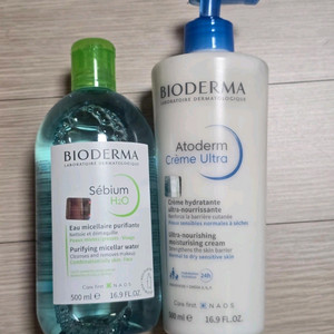 바이오더마 아토덤울트라 크림500ml / 세비엄 H2O 500ml 미개봉