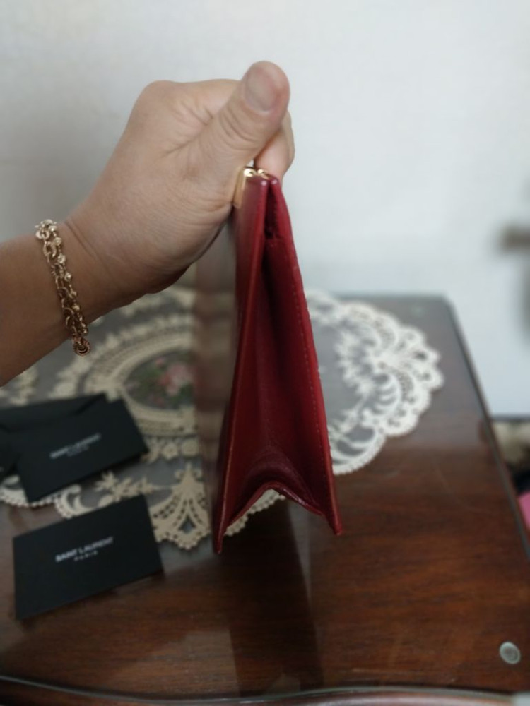 정품생로랑클러치--4