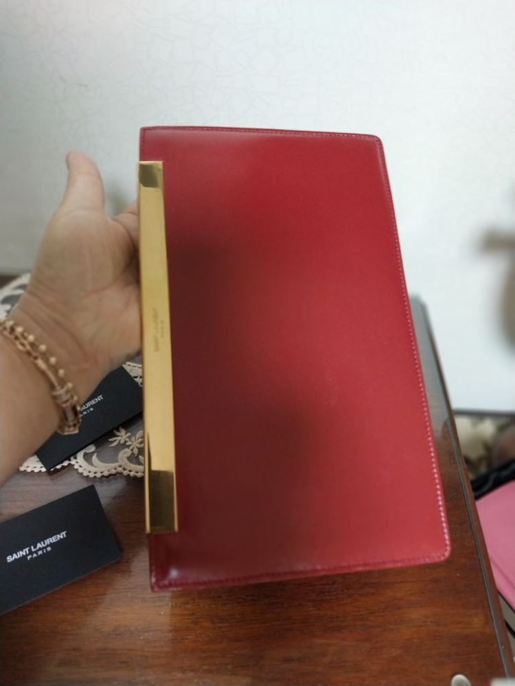 정품생로랑클러치--8