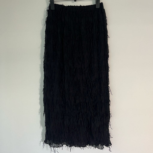 플라스틱아일랜드 쉬폰 수술 밴딩 스커트 치마