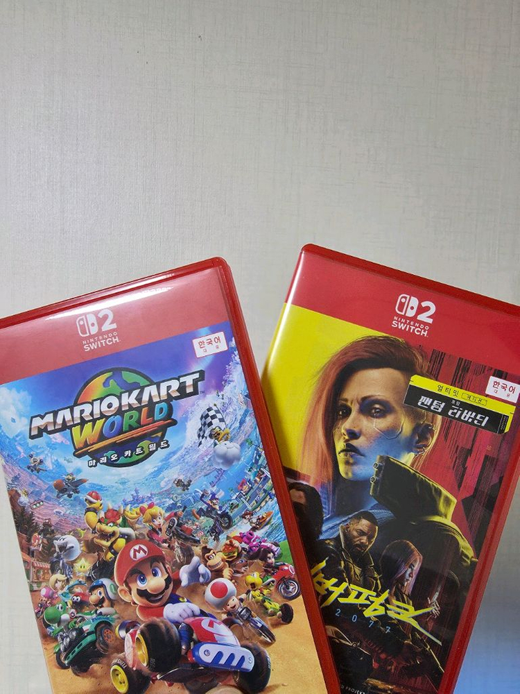 닌텐도 스위치2 + 마리오카트월드 기기외개봉X--3