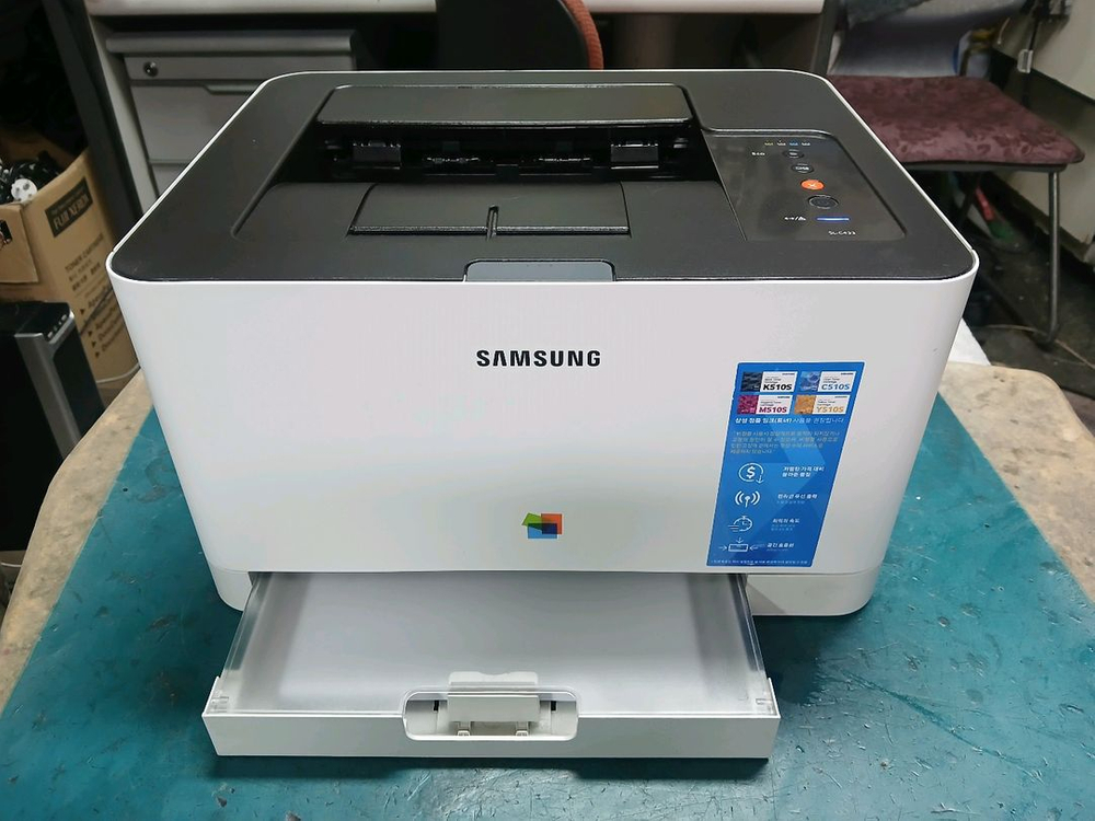 삼성 SL-C433컬러 레이저프린터--1
