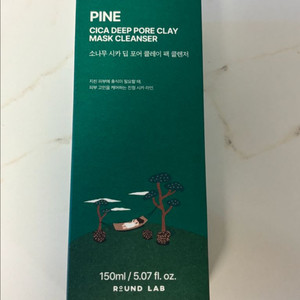 라운드랩 소나무 시카 딥 포어 클레이 팩 클렌저 150ml (2개 155 이미지