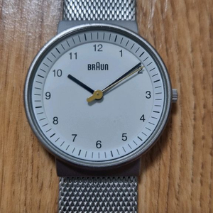 브라운 broun 메탈시계