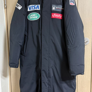 스파이더 패치 롱패딩 95사이즈 판매 이미지