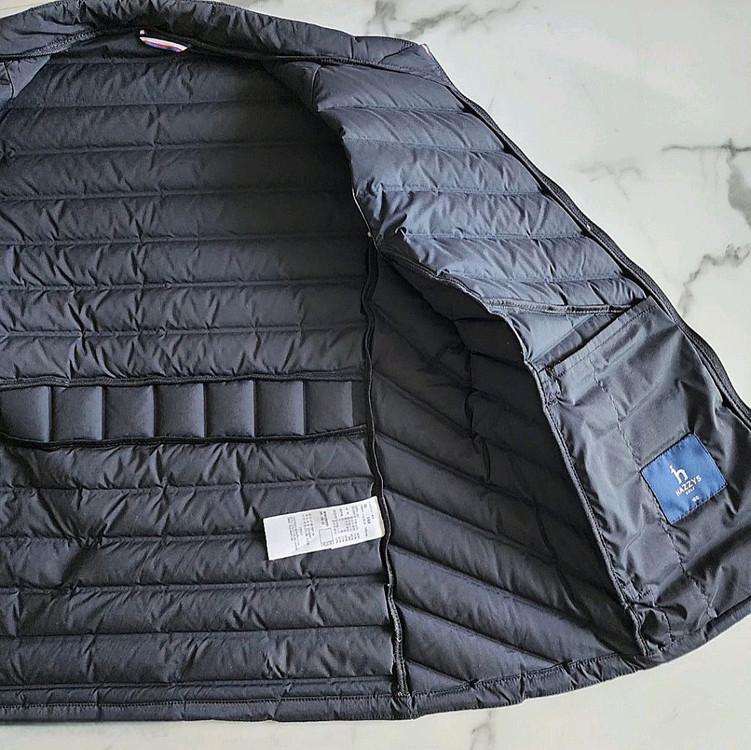 헤지스골프 경량 패딩 조끼--1