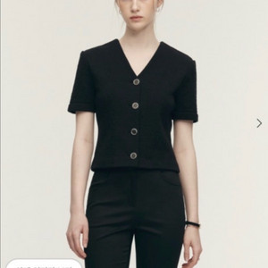 시에 로쉐 니트 하프 자켓 s