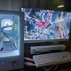 가성비 게이밍 컴퓨터 풀셋트 이미지