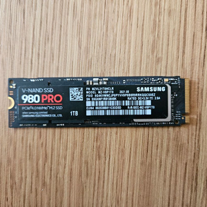 삼성 980 PRO M.2 nvme SSD 1TB 1테라