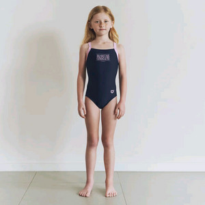 마리떼프랑소와저버 아레나 어린이 수영복 키즈 W CLASSIC LOGO SWIMSUIT navy 키즈수영복 130