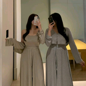 플랫퍼 나시 가디건 팬츠 세트 일괄