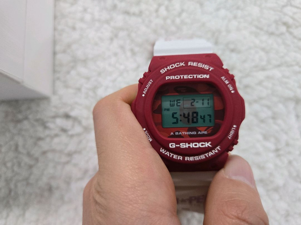 G-Shock X Bape / 지샥 X 베이프 콜라보 한정판 (DW-5750E)--5