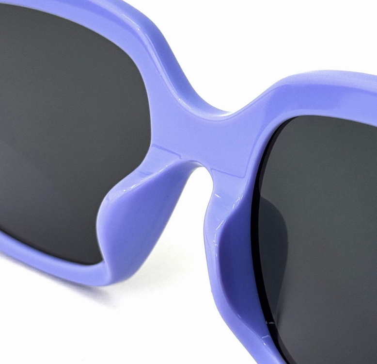 셀린느 모노크롬 03 스퀘어 아세테이트 선글라스 퍼플--3