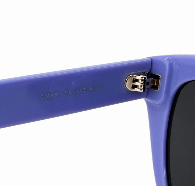 셀린느 모노크롬 03 스퀘어 아세테이트 선글라스 퍼플--5