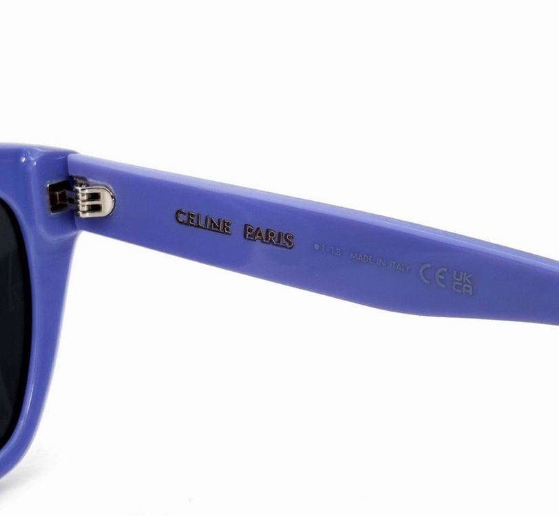 셀린느 모노크롬 03 스퀘어 아세테이트 선글라스 퍼플--6