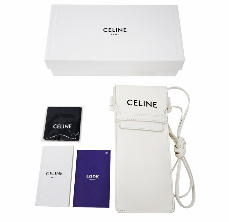 셀린느 모노크롬 03 스퀘어 아세테이트 선글라스 퍼플--7