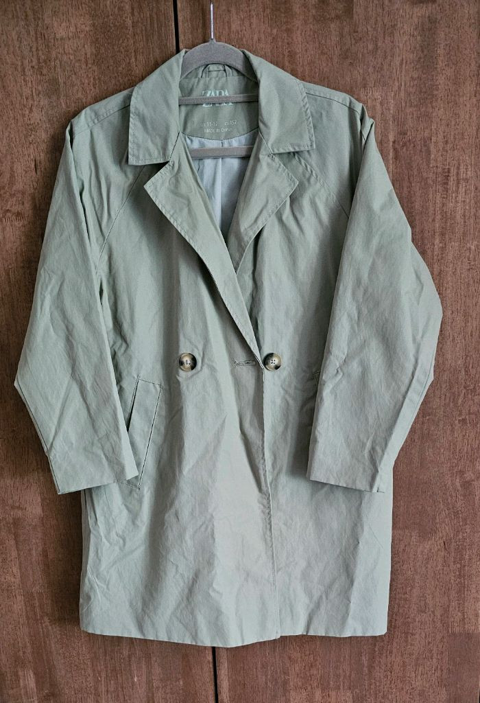 (새상품급) (아동용) (ZARA) 자라 트렌치 코트--0