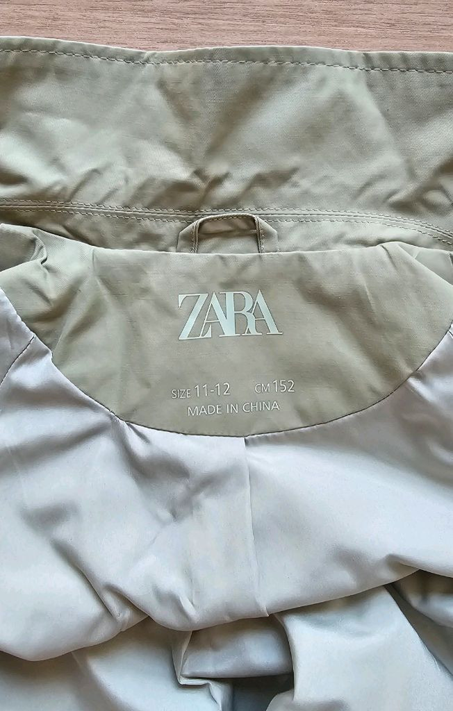 (새상품급) (아동용) (ZARA) 자라 트렌치 코트--2