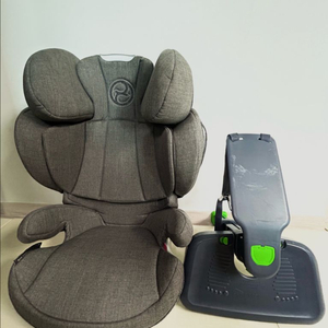 싸이벡스 솔루션 Q2 Fix Plus 주니어 카시트 + 니가드키즈3 발판