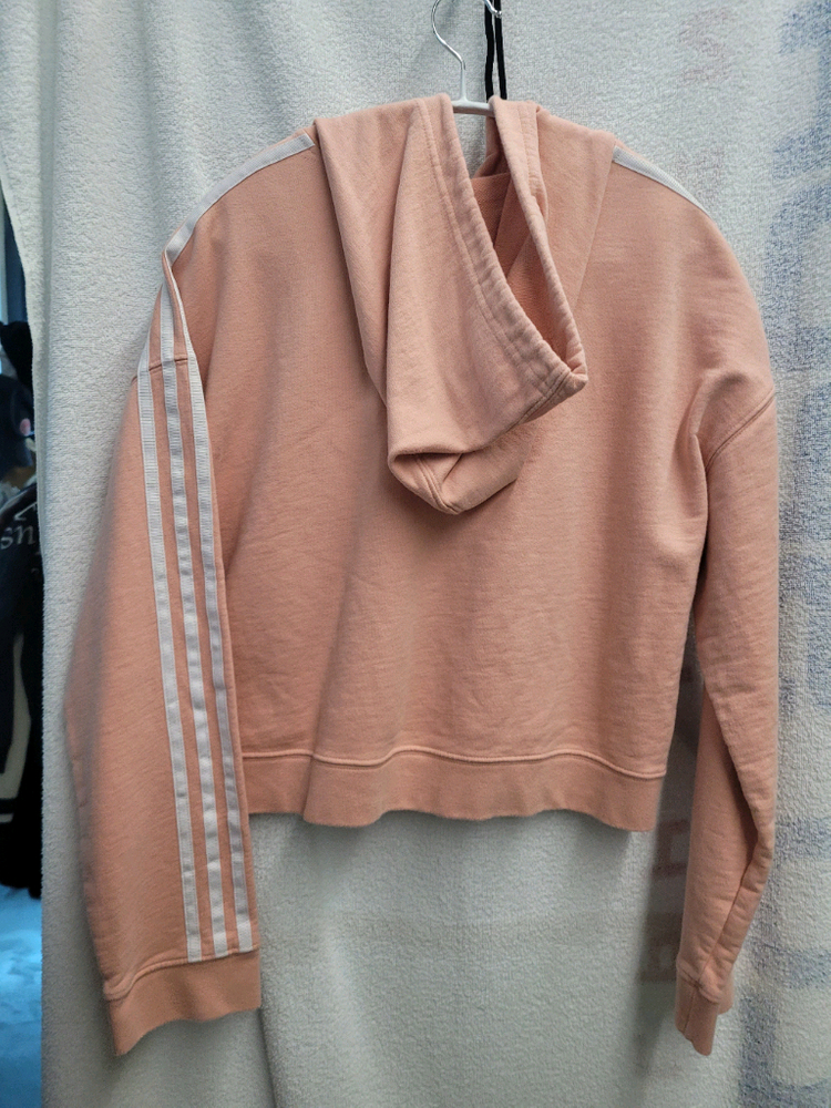 아디다스 후드 크롭티 여성 M--2