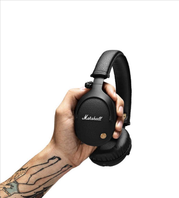 (미개봉 새상품) 마샬 MONITOR 블루투스 헤드폰 블랙 정품--1