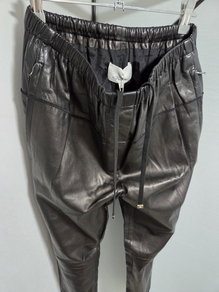 3.1 Phillip Lim Leather Sweatpants--2